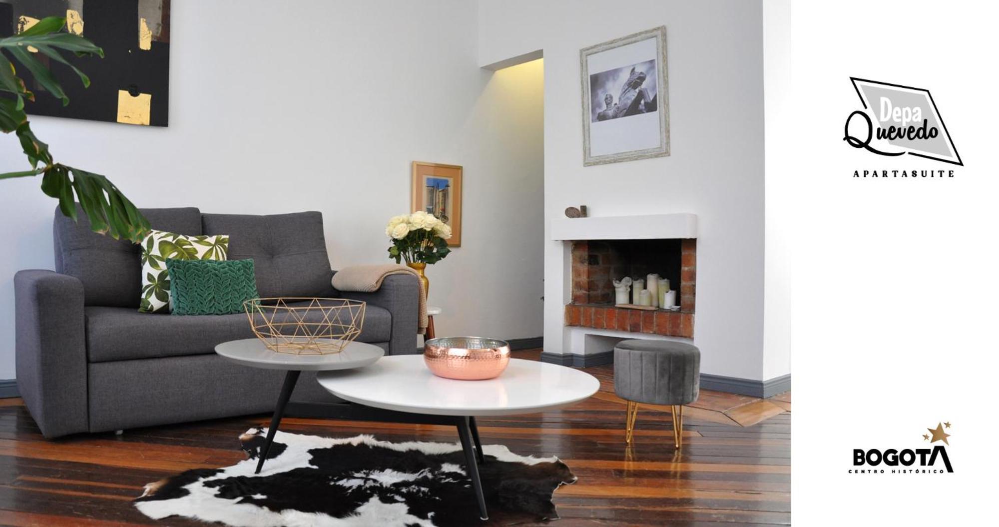 Depa Quevedo - Trendy Revamped Flat - Exceptional Spot In Bogota'S Historic Colonial Square - Candelaria Exterior foto