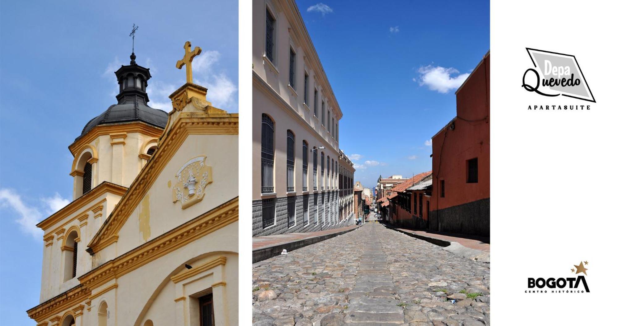 Depa Quevedo - Trendy Revamped Flat - Exceptional Spot In Bogota'S Historic Colonial Square - Candelaria Exterior foto