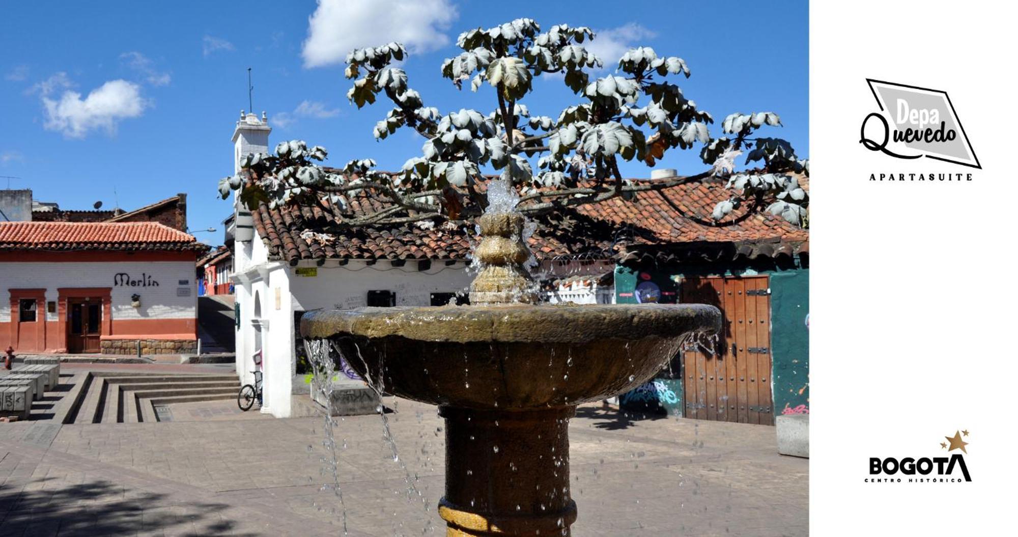 Depa Quevedo - Trendy Revamped Flat - Exceptional Spot In Bogota'S Historic Colonial Square - Candelaria Exterior foto